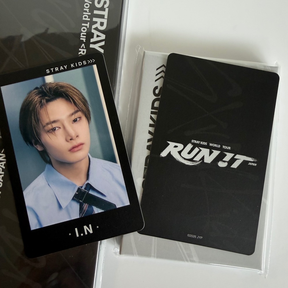 STRAY KIDS I.N. Run It Japan World Tour Photo Card